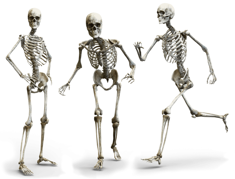 Running skeletons